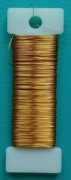 Drut złoty, do rękodzieła/hobby (długość 50m, średnica 0,35mm)