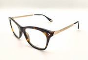 GIVENCHY__okulary zerówki / oprawki damskie / złote metalowe Paris