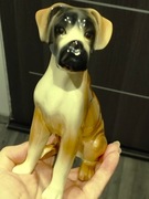 Pies 17 cm bokser Cooper Craft Anglia mocno szkliwiony 