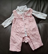 Obaibi komplet  rampers i body kopertowe rozmiar 53 bawełniane jesień zima