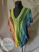 Szydełkowatunika plażowa(cover-up)"Summer Net-up"