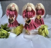 Aniolek stojacy prezent  handmade 