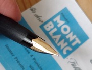 Pióro wieczne Montblanc 220 1972 złota stalówka OB złoto 585 vintage OPIS 