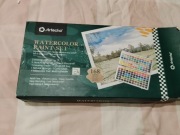 Artecho Zestaw farb akwarelowych, 100 kolorów w przenośnym pudełku