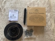 Fontanna solarna do ogrodu