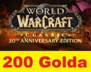 WOW THUNDERSTRIKE GOLD 200 GOLDA ZŁOTA ZŁOTO FRESH WORLD OF WARCRAFT