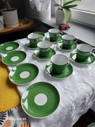 Filiżanki do kawy karolina prl 6 sztuk 