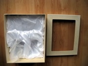 Pudełko na 2 filiżanki styropian ecru 22,5x18x10