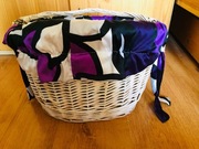 Wkład/wyściółka (materiał) do koszyka rowerowego