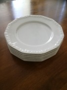 Rosenthal Biala Maria  6 talerzy obiadowych plaskich 27 cm 