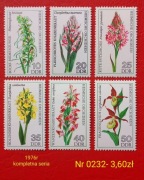 Znaczki flora:0232: kwiaty- DDR/NRD 1976r **