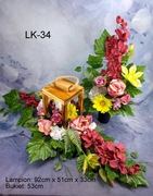Kompozycje kwiatowe, bukiet + stroik na cmentarz, na grób, lampion 