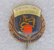 Odznaka Niemieckiego Klubu Strzeleckiego (SSG) Rheingönheim 1900 e.V. Niemc
