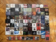 Wielka kolekcja płyt i kaset głównie polski rap hip hop