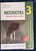Podręcznik do matematyki 3 liceum i technikum zakres podstawowy 