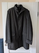 Męski płaszcz zimowy Angelo Litrico (C&A) – wełna 50%, rozmiar L