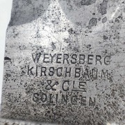 Bagnet S98/05- Solingen, Weyersberg Kirschbaum- I WŚ (Oryg.)