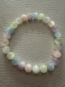 Bransoletka z koralików 8 mm – selenit kolorowy 