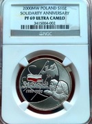 10 zł Solidarność 1990 NGC PF69