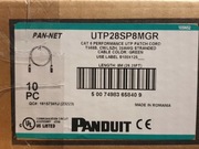 Kable RJ45 10 SZTUK PANDUIT CAT6 8 METRÓW 10Gb/s