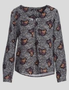 NOWA bluzeczka brązowo-szara, S