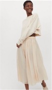 spódnica ,,H&M" marszczona midi na podszewce__S/36  nowa?