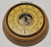 DUŻY Barometr z termometrem w drewnie MADE in USSR