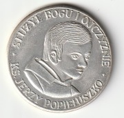 Ks. Jerzy Popiełuszko moneta okolicznościowa