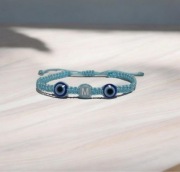 Kolorowa lub czarna personalizowana bransoletka z imieniem/ nazwa / literka