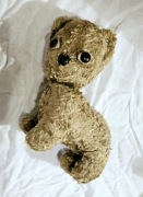 Stara zabawka pluszowa kotek z PRL