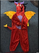 Smok Dragon strój przebranie 6/7 Lat_116/122 cm