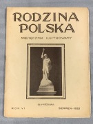 Miesięcznik ilustrowany Rodzina polska. Sierpień 1932