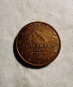 Słowacja, 2 Euro Cent, Krivá, 2009