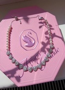 Swarovski Naszyjnik choker kolia tenisowa w serduszka Ariana Grande
