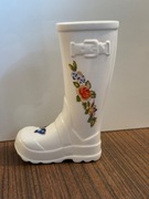 AYNSLEY Ciekawy porcelanowy but wazon ozdoba 