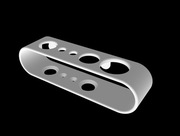 Nowoczesny organizer na szczoteczki i pastę, wykonany metodą druku 3D.