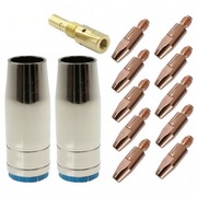 Zestaw części MIG uchwyt MB 25 1,0 mm MIGOMAT dysza łącznik końcówki