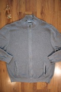 Kardigan Erla of Sweden r. XXL szary męski na suwak bawełna 