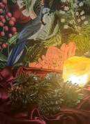 Złote szyszki, ozdoba na choinkę