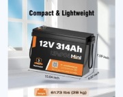 Akumulator Humsienk 12v 314ah 4019wh bez Bluetooth 