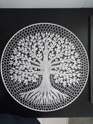 Drzewko szczęścia na szydełku mandala 