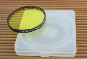 Filtr Leitz Wetzlar Germany żółty limonkowy Serie 7 leica