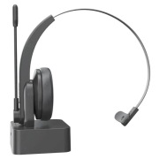 Jednouszny Zestaw Słuchawkowy Bluetooth z Mikrofonem i Bazą Ładującą