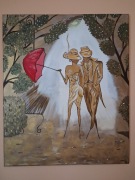 A Ty przy mnie bądź obraz 100x120 cm farby akrylowe