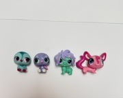 Littlest pet shop zestaw figurek pingwin, pies, mysz