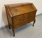 ELEGANCKI SEKRETARZYK-BIURKO LOUIS XV DĄB  STAN BDB TRANS.CAŁA PL 