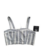 Bluzka na ramiączkach top croptop w paski 36,S Nelly