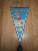 Proporczyk sportowy Klub Podhale Nowy Targ hokej