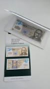 Banknot kolekcjonerski 20zł Legiony Piłsudski numer czterocyfrowy 