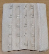 Przedłużacz do biustonosza Kris Line 5 haftek beżowy